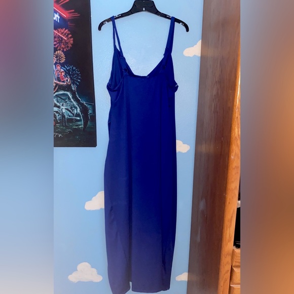 NWT - Vibe Sportswear Apparel Blue Evening Dress - Picture 2 of 11